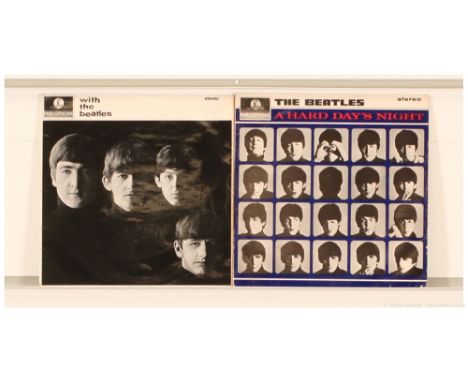 A Pair of The Beatles Stereo LPs to include (1) With The Beatles (1969 UK Reissue Stereo Press, Parlophone - PCS 3045, Matrix