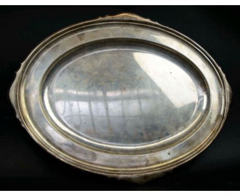 SERVING TRAY, by Mappin and Webb London and Sheffield, silver, 1946, appox. 60oz. 