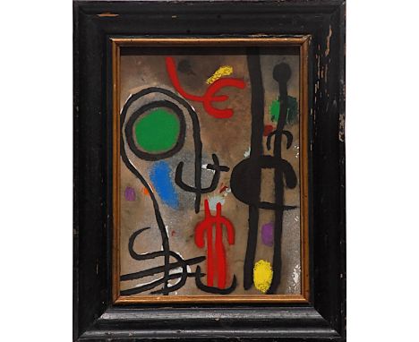 JOAN MIRO 'Personnages', 1965, pochoir, edition of 1275, printed by Daniel Jacomet, 30cm x 22cmPABLO PICASSO 'Fraçoise Gilot'