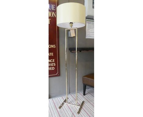 COACH HOUSE FLOOR STANDING LAMP, 161cm H with a shade. 