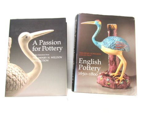 LESLIE GRIGSBY: "The Henry H. Weldon Collection English Pottery 1650-1800", Sotheby's, 1990, first edition limited (291/800),