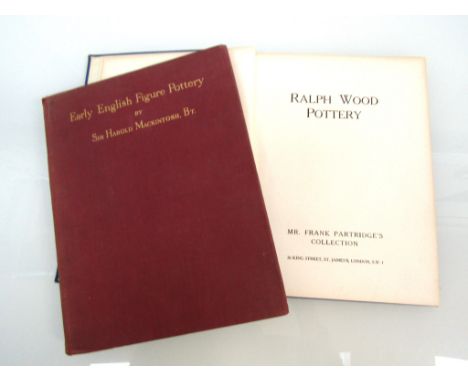 "Mr. Frank Partridge's Collection of Ralph Wood Pottery", 73pp, No.32, plates, original cloth (worn) and Mackintosh:"Early En