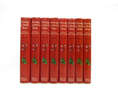 Stella Ross-Craig: 'Drawings of British Plants, 1979, first edition, eight volume set, original cloth, dust wrappers 