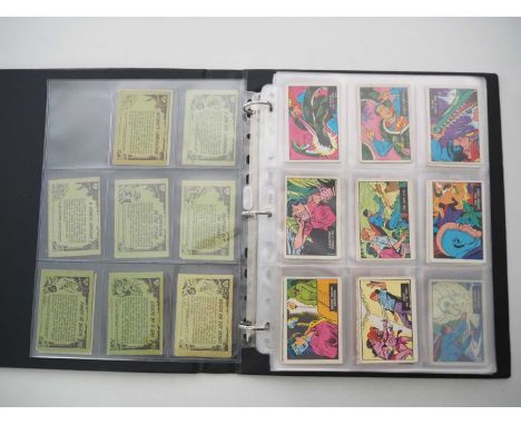 A group of SUPERMAN / SUPERGIRL related Bubble Gum / Trading card sets comprising: Superman in the Jungle by A&amp;BC (1968) 