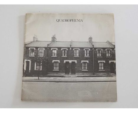 QUADROPHENIA (1972) A 22 page booklet included in the first release album for the iconic The Who rock opera - although this b