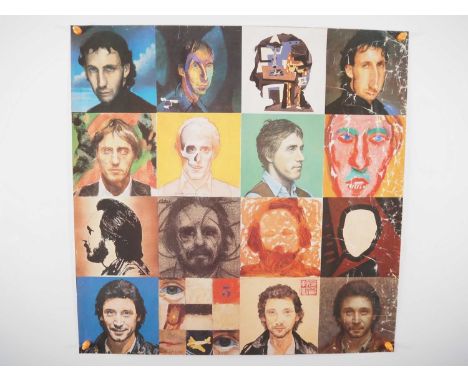 THE WHO 'Face Dances' (1981) - A promotional poster for the 9th studio album by The Who with artwork designed by Peter Blake 