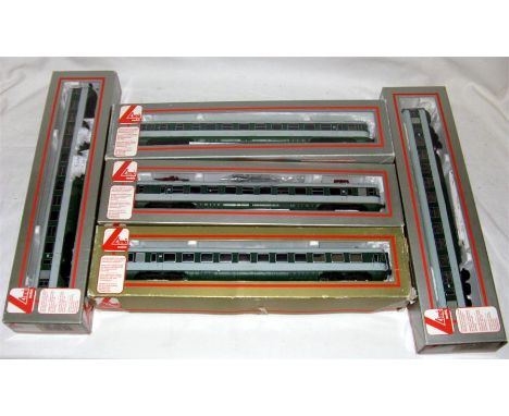 LIMA HO 5 x FS Green and Grey Class 601 Coaches -  a Dummy Power Car missing a Pantograph and 5 x Intermediate Coaches/Traile