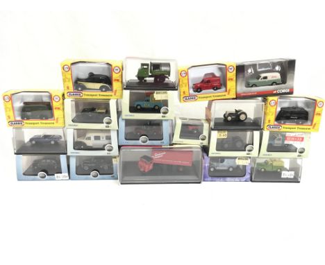 Quantity of 1/76 scale models by Hornby, Classix, Corgi Trackside and Oxford. M boxed. (20)