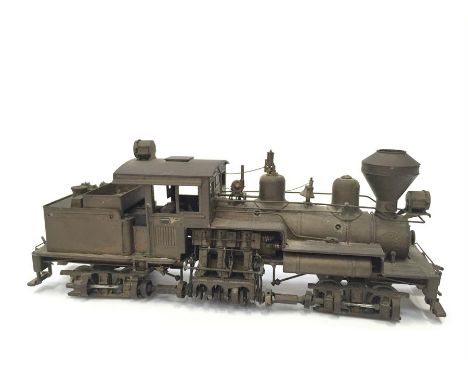 United Scale  Models HO unpainted Brass Hillcrest RR 25T Shay. Made by Atlas. Service and cleaning required otherwise Good Bo