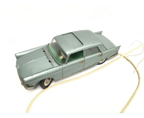 France Jouets 404 Peugeot: diecast remote controlled model, length 28cm. F/P, lacks control unit. 