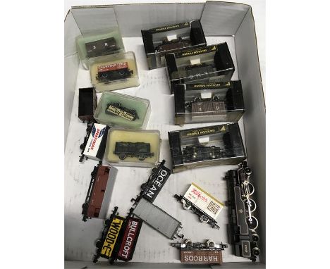 GRAHAM FARISH UK - 1655 BR Black 4MT 2-6-4T (Excellent) and 18 x Goods Wagons - mostly Excellent with 8 in Perspex Boxes.