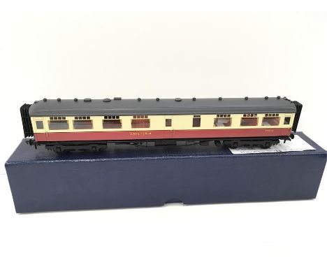 WILLETTS Scale Models Brass Kit Built BR(E) Crimson and Cream Gresley Cafeteria Coach # S9211E built by Ian Willetts and pain