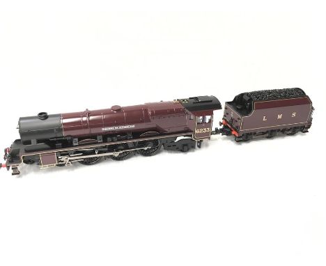 MTH 20-3368-1 0 Gauge LMS Crimson with Black and Gold lining  4-6-2 'Duchess of Sutherland' - diecast Boiler and Tender bodie