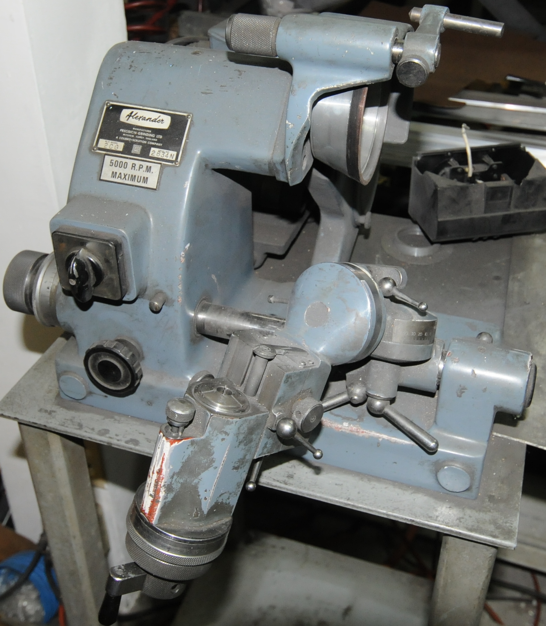 ALEXANDER 2CG TOOL AND CUTTER GRINDER, S/N 3634N