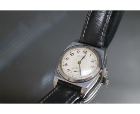 A ROLEX OYSTER IMPERIAL CHRONOMETER, in stainless steel with subsidiary dial at 6 o'clock, back casing stamped with Rolex emb