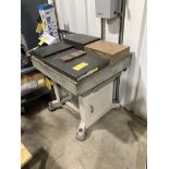 LOT OF 5 precision tables, 34 in x 38 in , 12 in x 18 in x 4 in thk, 12 in x 18 in x 5 in thk, 18 in