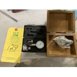 LOT OF 2 gage, 1- dial depth gauge, number 205.35 & Mitutoyo dial gage