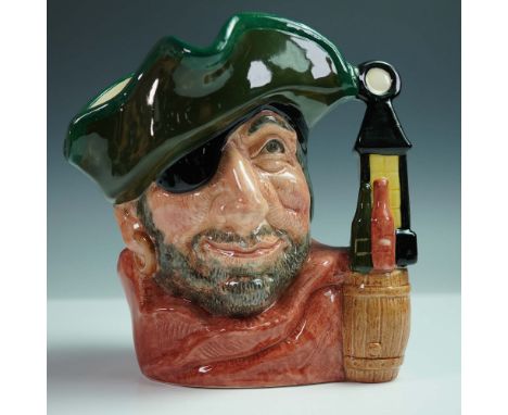 Captivating large character jug titled Smuggler, model number D6616, issued by Royal Doulton in 1967 and designed by David B.