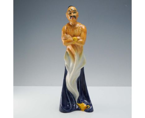Royal Doulton figurine titled The Genie HN2989, designed by artist Robert Tabbenor This striking figure captures the magic an