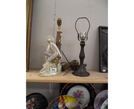 2 lamp bases