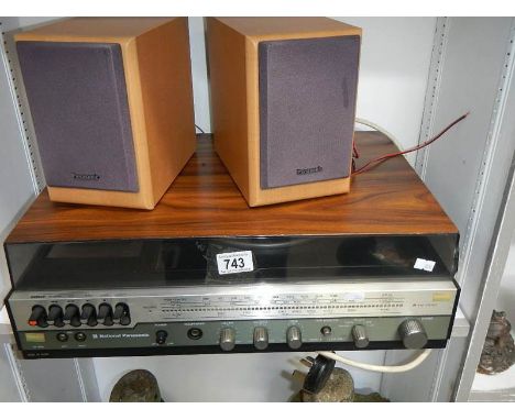 A Panasonic record player.