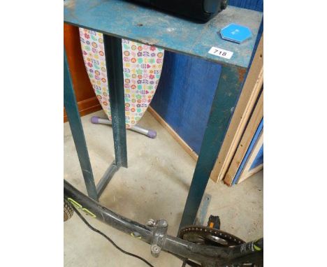 An old metal tool stand.