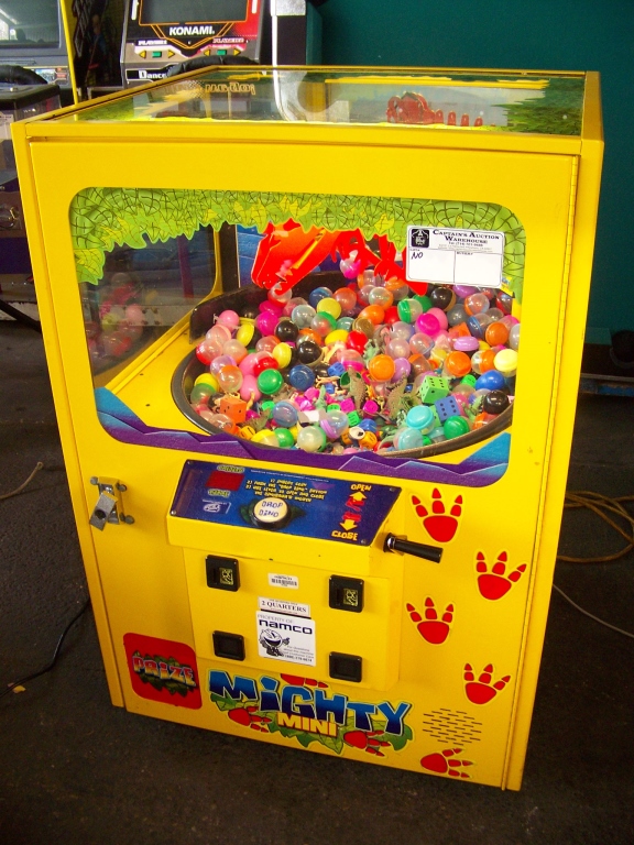 child's arcade crane machine