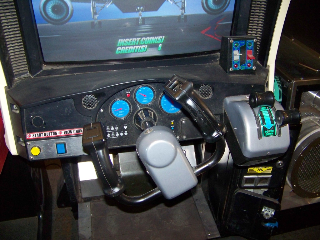 Airline Pilots Flight Simulator Arcade Game Sega Item Is In Used