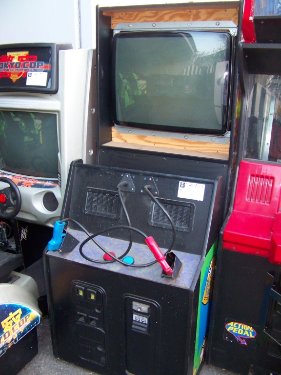 Point Blank Shooter Arcade Game Dx Cabinet Item Is In Used