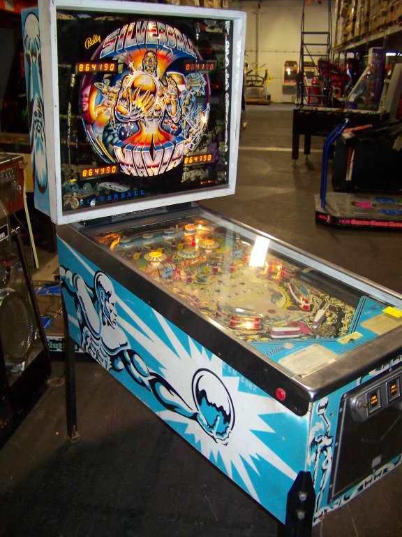 SILVERBALL MANIA PINBALL MACHINE BALLY Item is in used condition. Evidence of wear and commercia