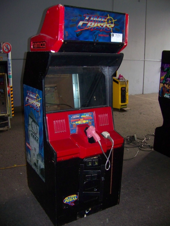 TIME CRISIS SHOOTER ARCADE GAME NAMCO Item is in used condition