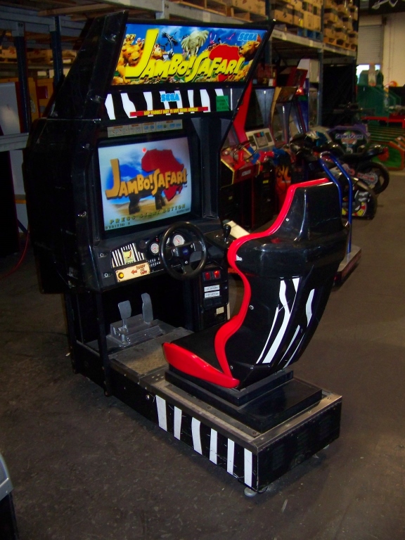 JAMBO SAFARI SITDOWN DRIVER ARCADE GAME SEGA Item is in used condition ...