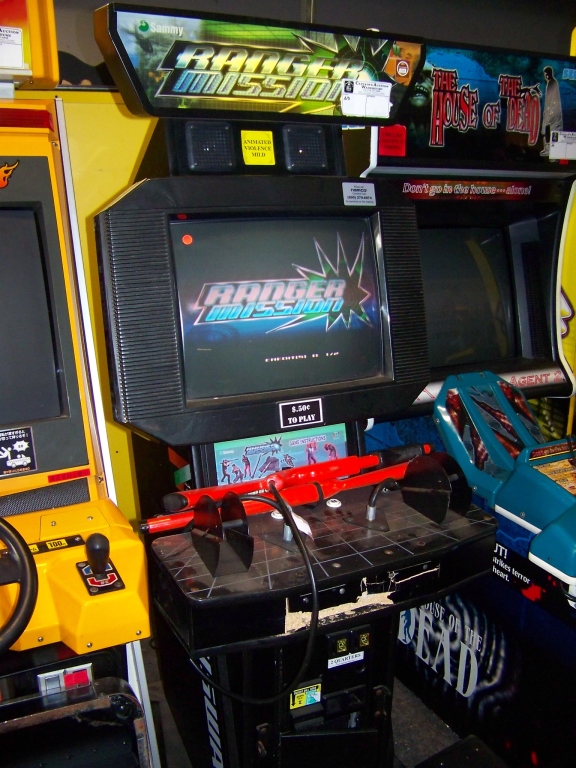 RANGER MISSION SHOOTER ARCADE GAME ATOMIS WAVE CAB Item is in used ...