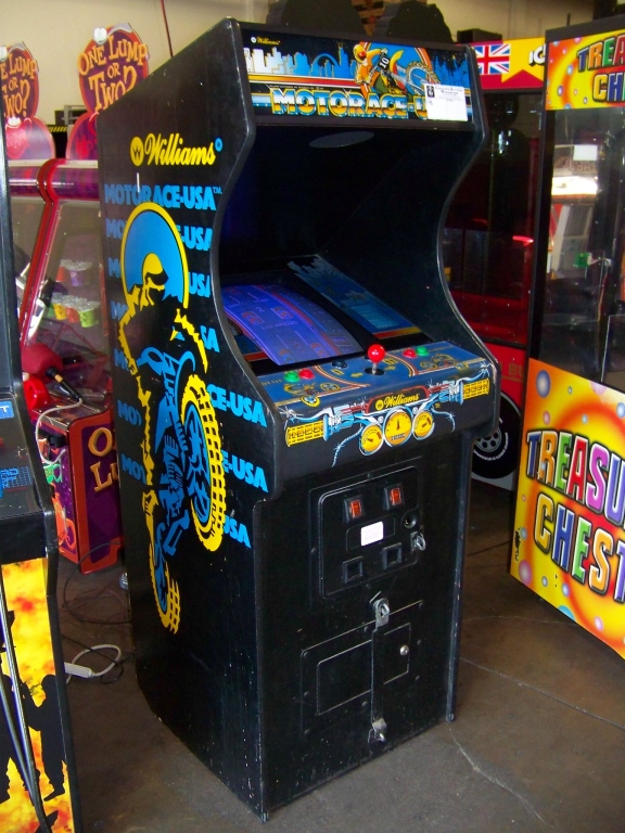 MOTORACE USA WILLIAMS CLASSIC ARCADE GAME Item is in used condition ...