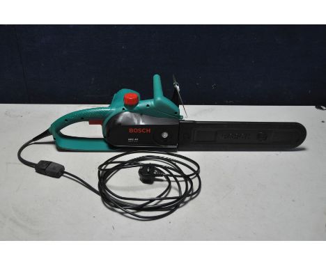 A BOSCH AKE 40 ELECTRIC CHAINSAW (PAT pass and working)