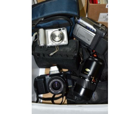 PHOTOGRAPHIC AND VIDEO EQUIPMENT, ETC, to include a Yashica 230 AF 35mm SLR film camera, Yashica 35-70 zoom lens, 70-120 F4 z