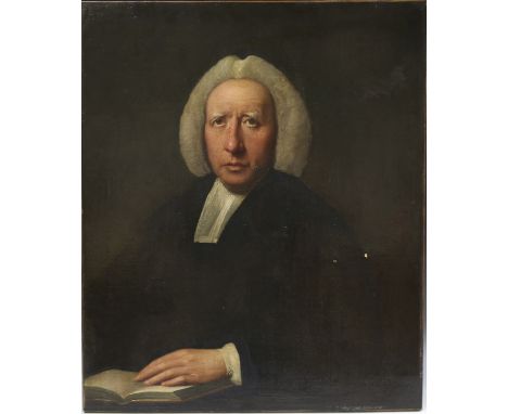 British School - Half Length Portrait of a Clergyman, late 18th/early 19th century oil on canvas, 76cm x 63cm.Buyer’s Premium