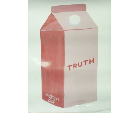 David Shrigley - 'Truth', offset lithograph, published by Shrig Shop circa 2020, 80cm x 60cm.Buyer’s Premium 24.5% (including