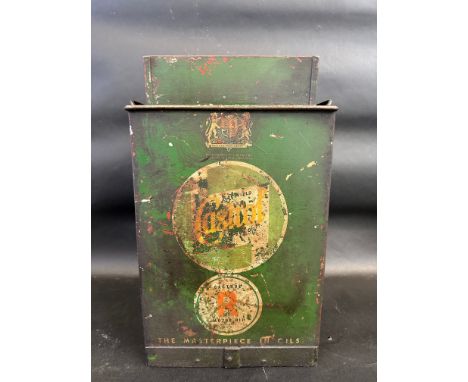 A Wakefield Castrol 'R' grade dispenser with Royal coat of arms decal and original decals to both sides.
