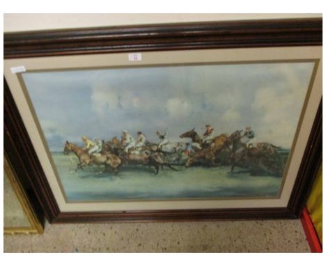 BEECHWOOD FRAMED RACING PRINT
