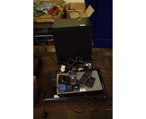 PANASONIC BLURAY DISC PLAYER, A FURTHER ACER LAPTOP AND PANASONIC SPEAKER