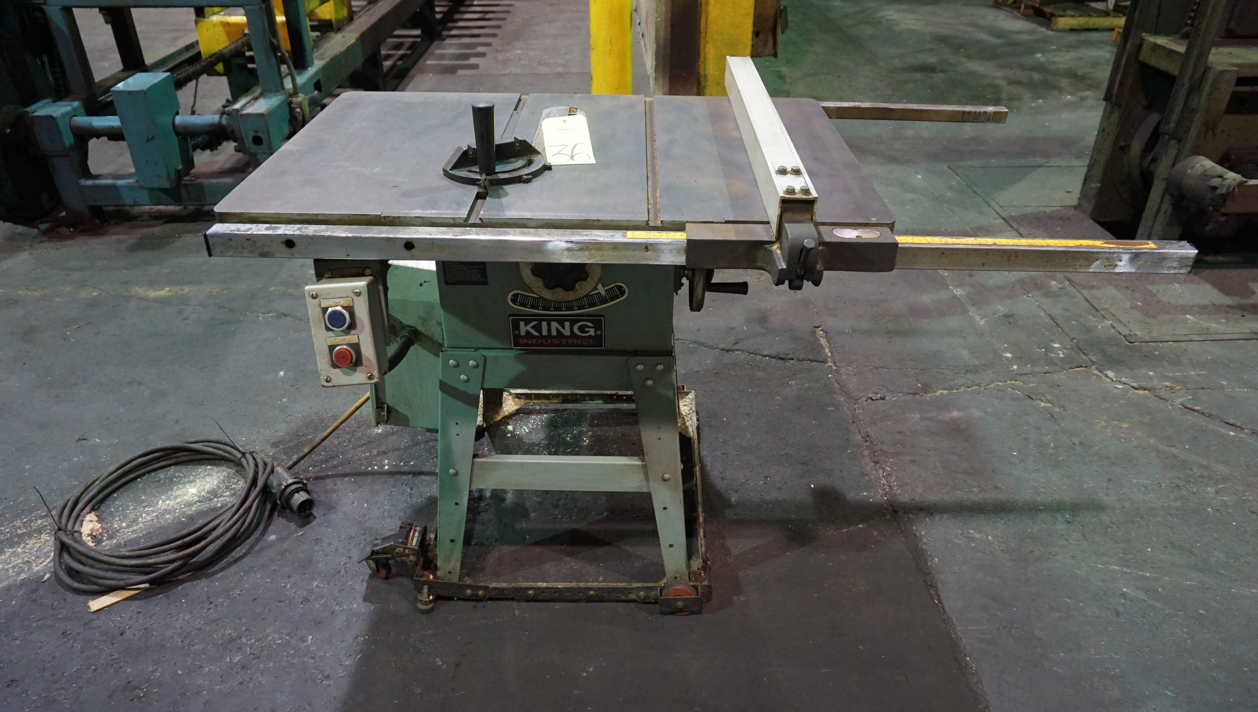 King 10" Table Saw, 120V Serial Number 103039