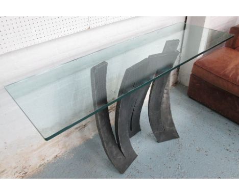 FLEUR DE FER CONSOLE, by Maurice Barilone for Roche Bobois, 140cm W x 78cm H x 45cm D.