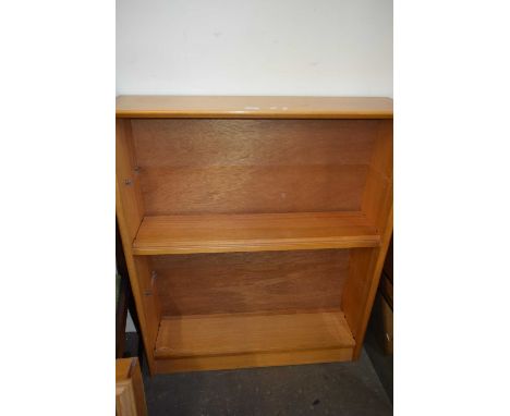 MODERN LIGHT WOOD OPEN FRONT BOOK CASE