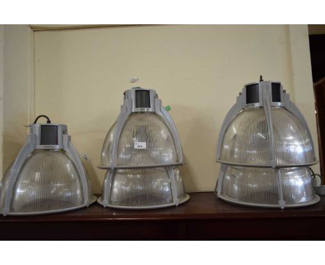 WHITE CROFT LIGHTING LTD, FIVE INDUSTRIAL CEILING LIGHTS