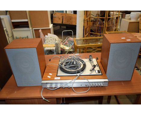 EKCO RECORD PLAYER WITH SPEAKERS