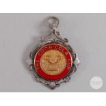 Viv Anderson silver and enamel League Cup runners-up medal, 1992-93