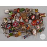 Willie Stevenson a small collection of 47 enamel lapel badges.