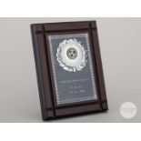 Norman Whiteside Manchester United v. A.C. Milan plaque, 1988.
