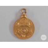 Willie Stevenson 9ct gold 1965-1966 Liverpool Division 1 League Championship medal.